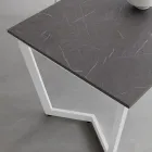 Tavolinë e zgjerueshme deri në 238 cm në Metal dhe Hpl Prodhuar në Itali - Pablito Viadurini