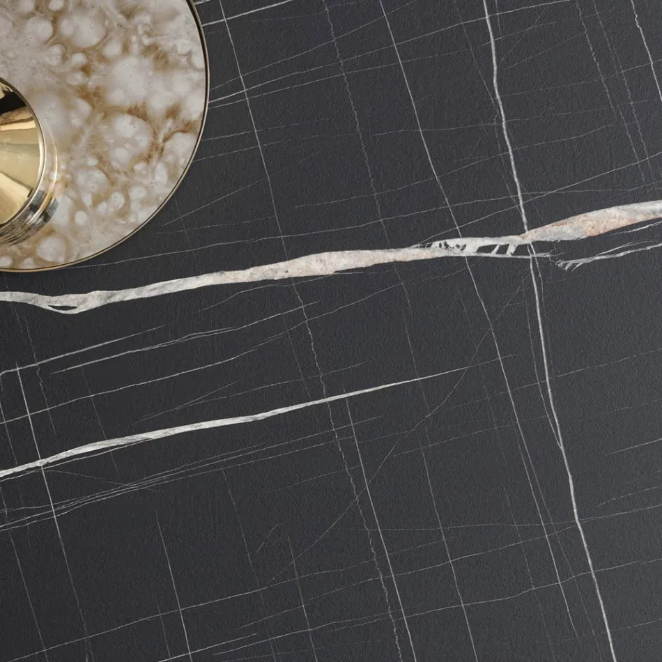 Tavolinë e zgjerueshme deri në 238 cm Metal dhe Hpl me ngjyra Prodhuar në Itali - Pablito Viadurini