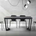 Tavolinë e zgjerueshme deri në 238 cm Metal dhe Hpl me ngjyra Prodhuar në Itali - Pablito