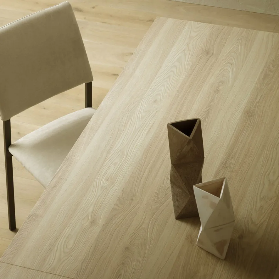 Tavolinë e zgjerueshme deri në 240 cm në alumin dhe Hpl Prodhuar në Itali - Filiberto Viadurini