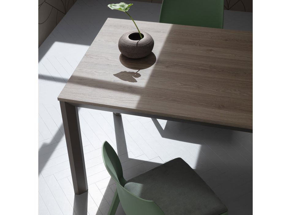 Tavolinë e zgjerueshme deri në 240 cm Top me ngjyra Hpl Prodhuar në Itali - Filiberto Viadurini