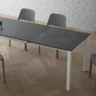 Tavolinë e zgjerueshme deri në 240 cm Sipër në Laminam Prodhuar në Itali - Filiberto Viadurini