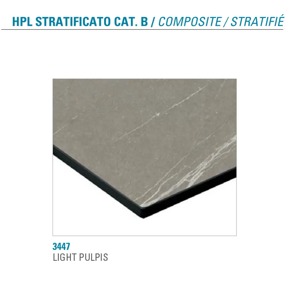 Tavolinë e zgjerueshme Deri në 300 cm Top HPL e laminuar Prodhuar në Itali - Bastiano Viadurini