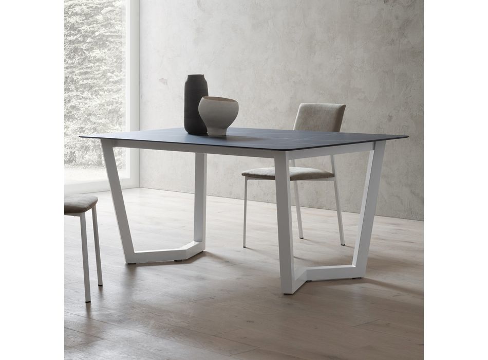 Tavolinë e zgjerueshme Deri në 300 cm Top HPL e laminuar Prodhuar në Itali - Bastiano Viadurini