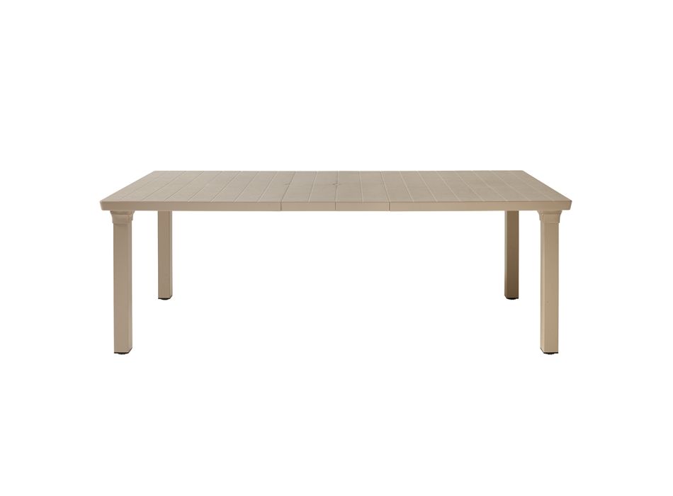 Tavolinë e zgjerueshme deri në 220 cm në Teknopolimer Prodhuar në Itali - Persifeo Viadurini