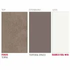 Tabela e Zgjatshme Deri në 238 cm në Laminam dhe Metal të prodhuara në Itali - Remigio Viadurini