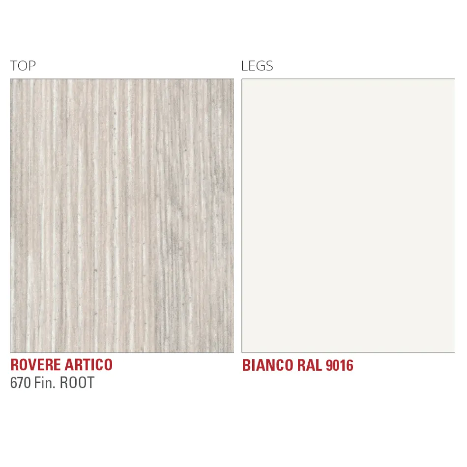 Tavolinë e zgjatur deri në 240 cm me majë HPL Made in Italy - Fantastike Viadurini