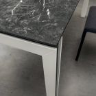 Tavolinë e zgjerueshme deri në 240 cm Dizajn në Dru dhe HPL Prodhuar në Itali - Polo Viadurini