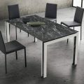 Tavolinë e Zgjatshme Deri në 240 cm Projektim në Dru dhe Hpl Prodhuar në Itali - Polo
