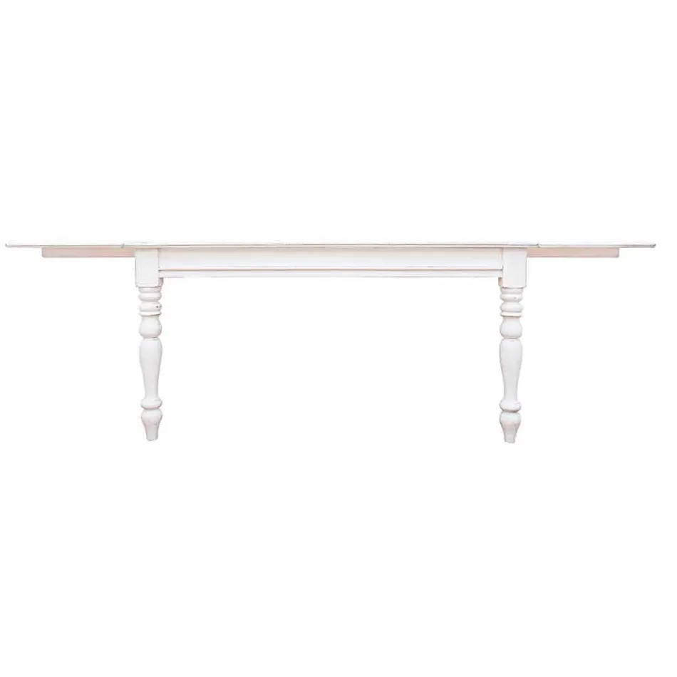 Tavolinë e Zgjatshme Deri në 240 cm në Mango Wood dhe Mdf Homemotion - Tongo Viadurini