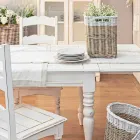 Tavolinë e Zgjatshme Deri në 240 cm në Mango Wood dhe Mdf Homemotion - Tongo Viadurini