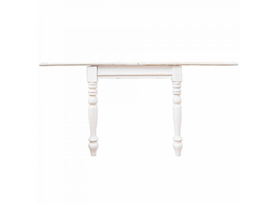 Tavolinë e Zgjatshme Deri në 240 cm në Mango Wood dhe Mdf Homemotion - Tongo Viadurini