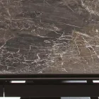 Tavolinë e zgjerueshme deri në 280 cm në xhami qeramike çeliku dhe mat - Viterbo Viadurini