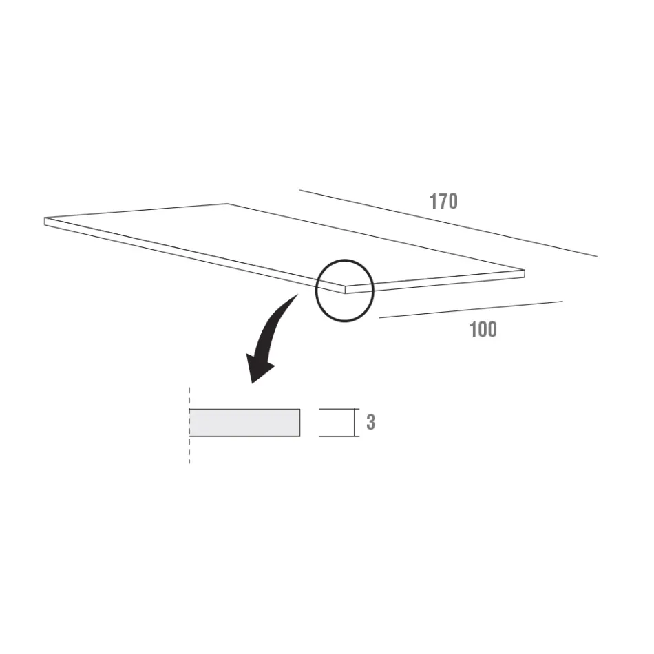 Tavolinë e Zgjatshme Deri në 280 cm në Fenix Prodhuar në Itali, Precious - Aresto Viadurini