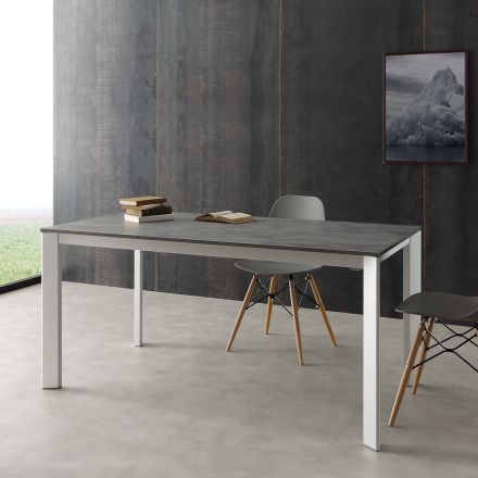Tavolinë e zgjatur deri në 3 metra në alumin dhe melamine Urbino Viadurini