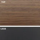 Tavolinë e zgjerueshme deri në 300 cm me majë të fasosur Prodhuar në Itali - Grotta Viadurini