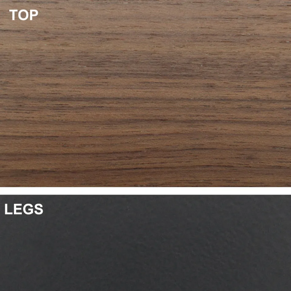 Tavolinë e zgjerueshme deri në 300 cm me majë të fasosur Prodhuar në Itali - Grotta Viadurini