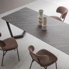 Tavolinë e zgjerueshme deri në 300 cm në HPL të shtresuar Prodhuar në Itali - Bastiano Viadurini