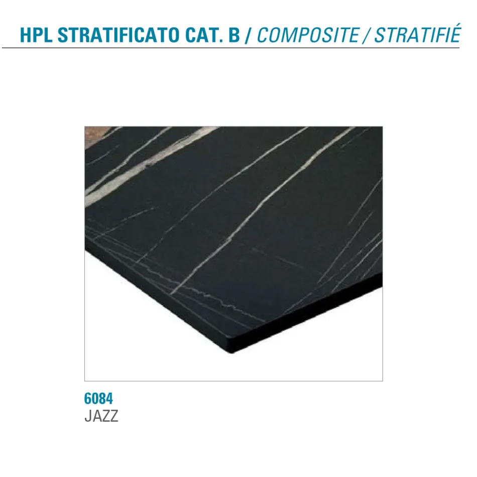 Tavolinë e zgjerueshme deri në 300 cm në HPL të shtresuar Prodhuar në Itali - Bastiano Viadurini