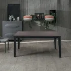 Tavolinë e zgjatur deri në 316 cm në Bazë Melamine dhe Metalike - Temjan Viadurini