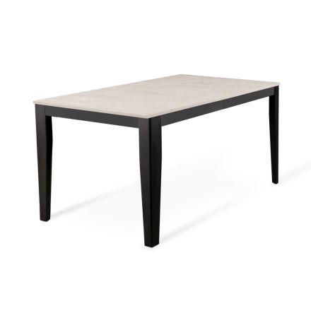 Tavolinë e zgjatur deri në 316 cm në Bazë Melamine dhe Metalike - Temjan Viadurini
