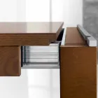 Tabela e zgjërueshme në Ash Wood me bandat anësore në Ash - Ketla Viadurini