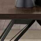 Tavolinë e palosshme e zgjerueshme në metal dhe melaminë Prodhuar në Itali - Meluso Viadurini