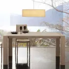 Tabela e zgjerueshme në melamine moderne dhe MDF Jesi Viadurini