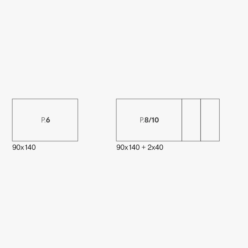 Tavolinë qeramike qelqi e zgjerueshme Fokos Terra Finish Prodhuar në Itali - Ariel Viadurini