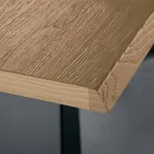 Tabela anësore e zgjëruar në Oak Made në Itali - Zerba Viadurini