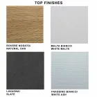 Tavolinë moderne me 14 vende të zgjerueshme me majë të petëzuar Prodhuar në Itali - Ezzellino Viadurini