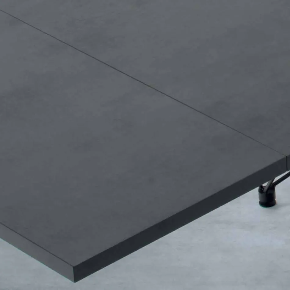 Tavolinë moderne me 14 vende të zgjerueshme me majë të petëzuar Prodhuar në Itali - Ezzellino Viadurini