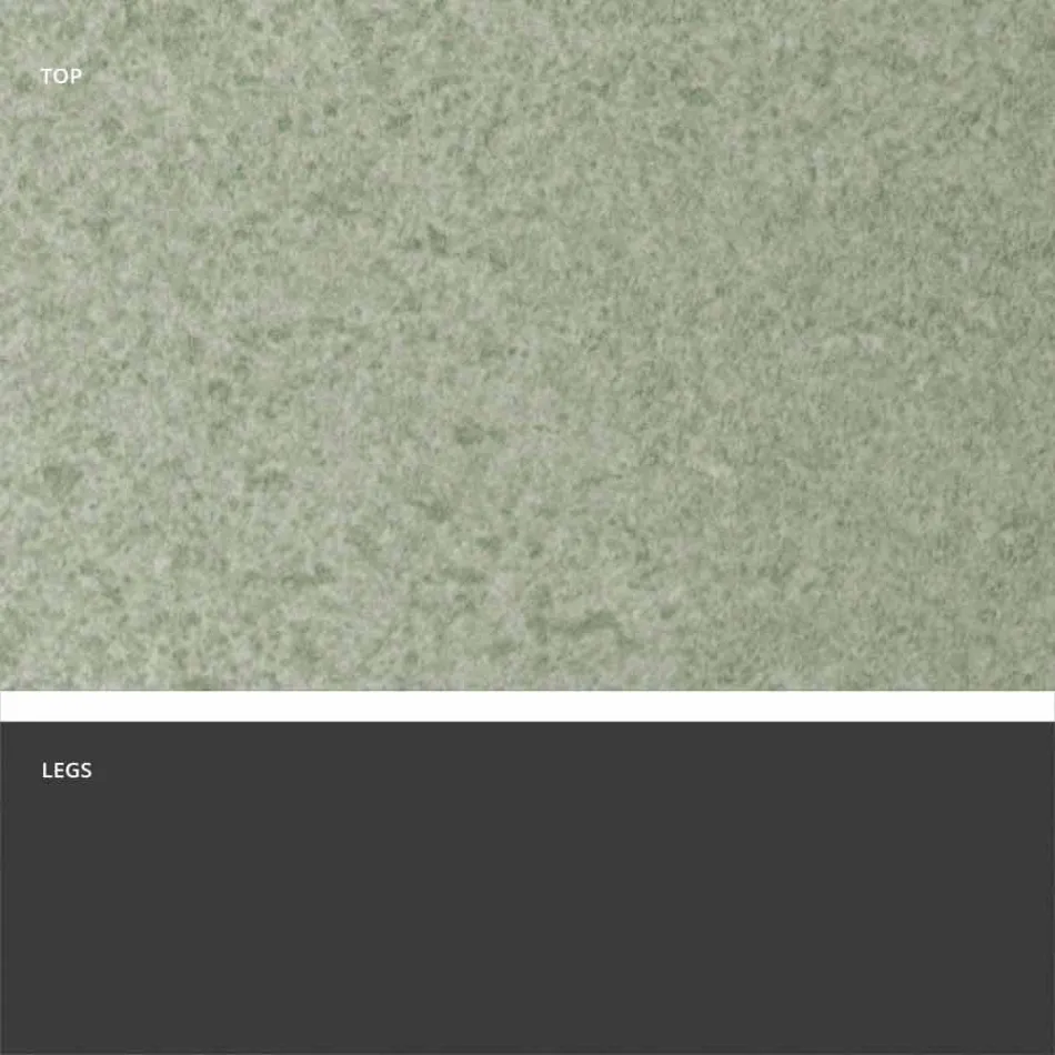 Tabela moderne e shtrirjes me top guri të bërë në Itali, Erve Viadurini