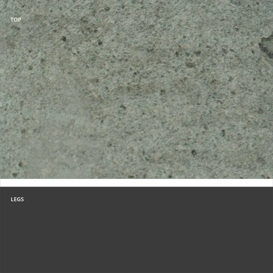 Tabela moderne e shtrirjes me top guri të bërë në Itali, Erve Viadurini