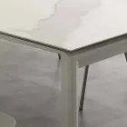 Tabela e shtrirjes bashkëkohore me xhama qeramike të lartë Filadelfia Viadurini