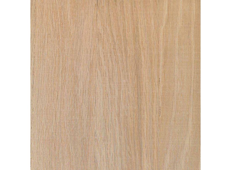 Tabelë moderne e zgjatshme në dru hirit të prodhuar në Itali Parre Viadurini