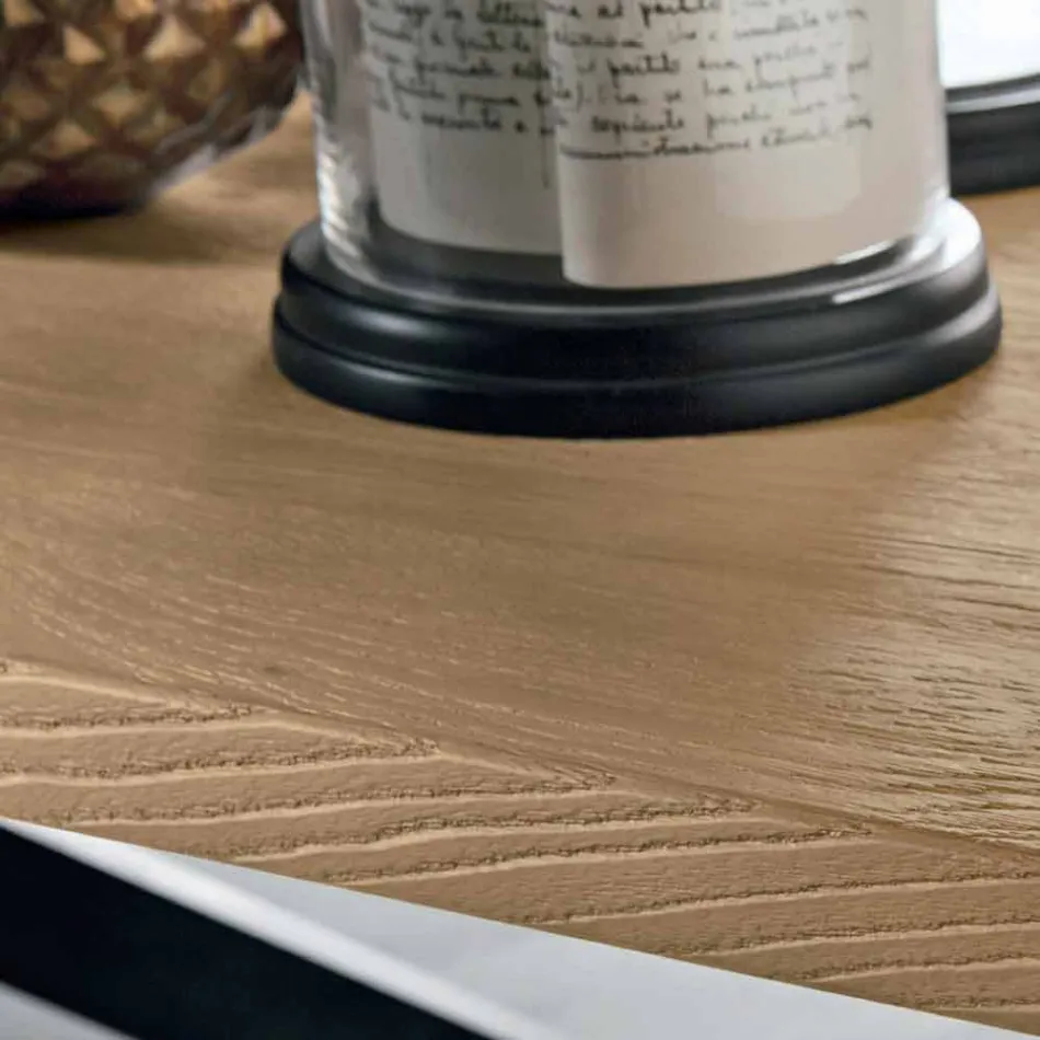 Tabela Moderne e Zgjerueshme në Dru Oak Made in Italy - Oncino Viadurini