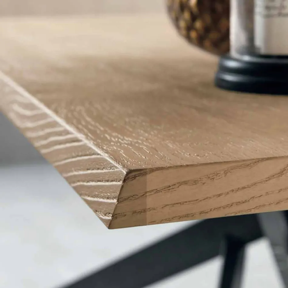Tabela Moderne e Zgjerueshme në Dru Oak Made in Italy - Oncino Viadurini