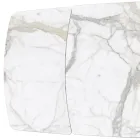 Tavolinë e Zgjerueshme e Bërë me Sipërfaqe Qeramike dhe Bazë Hekuri - Incrocio Viadurini