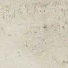 Tavolinë me bazë druri dhe majë qeramike travertin e lehtë - Infinity Viadurini