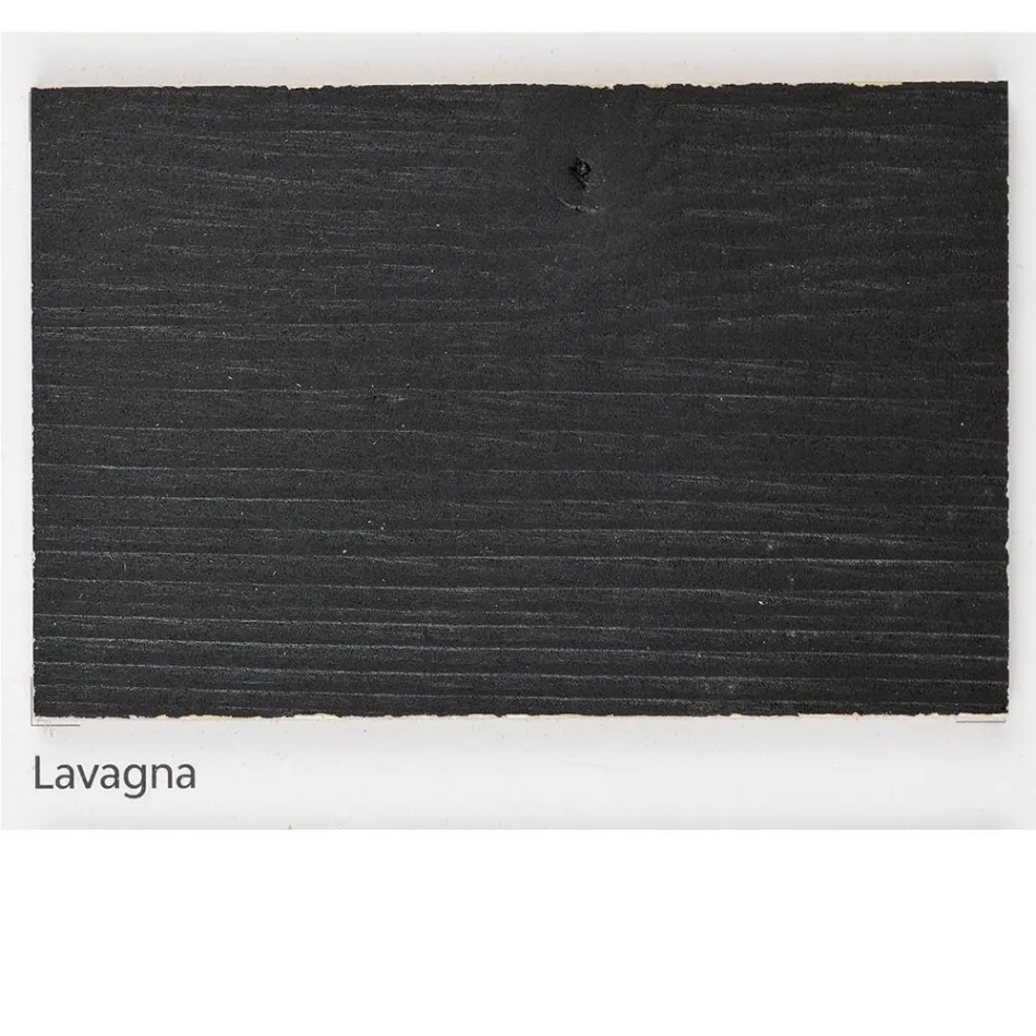 Tavolinë me majë të praruar në lis të ngurtë dhe bazë në kristal Prodhuar në Itali - Noelia Viadurini