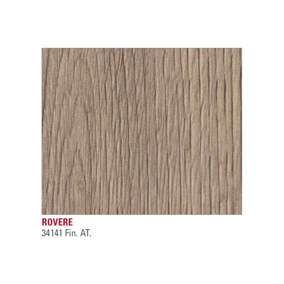 Tavolinë me majë të zgjatshme deri në 334 cm Efekt druri Prodhuar në Itali - Bavari Viadurini