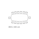 Tavolinë me majë qeramike në formë fuçie dhe bazë çeliku Prodhuar në Itali - Ezzellino Viadurini