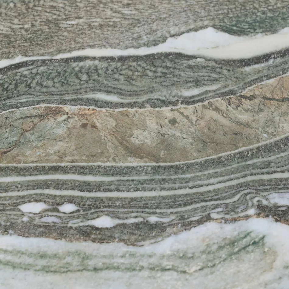 Tavolinë me majë qeramike dhe bazë tik Prodhuar në Itali - Përkrenare Viadurini