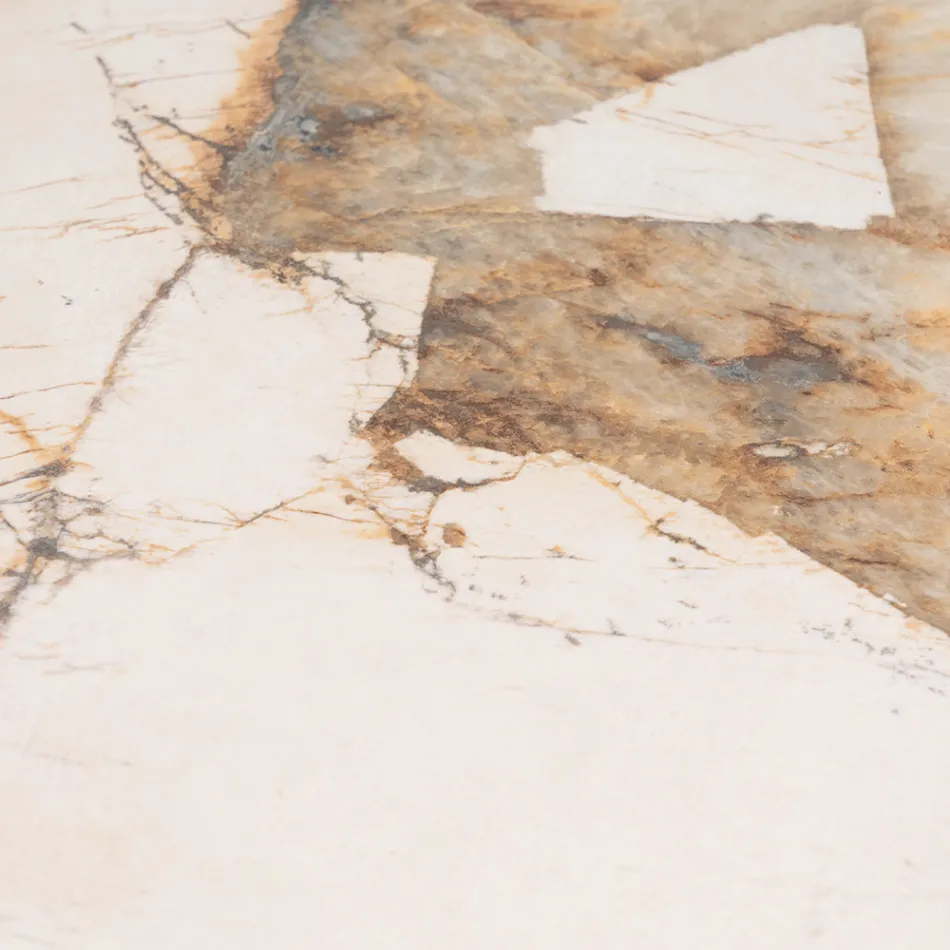 Tavoline me maje qeramike dhe baze te forte tik Made in Italy - Bluze Viadurini