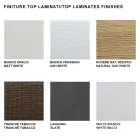 Tavolinë konsole e zgjerueshme deri në 325 cm në Made in Italy Laminat - Dalmatian Viadurini