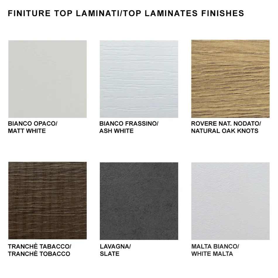 Tavolinë konsole e zgjerueshme deri në 325 cm në Made in Italy Laminat - Dalmatian Viadurini