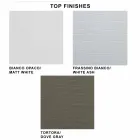 Tavolinë konsole e zgjerueshme deri në 325 cm në melaminë Prodhuar në Itali - Settimmio Viadurini