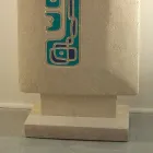 Tabela e konzollave prej guri drejtkëndor dhe kristali i dizajnit Soter Viadurini