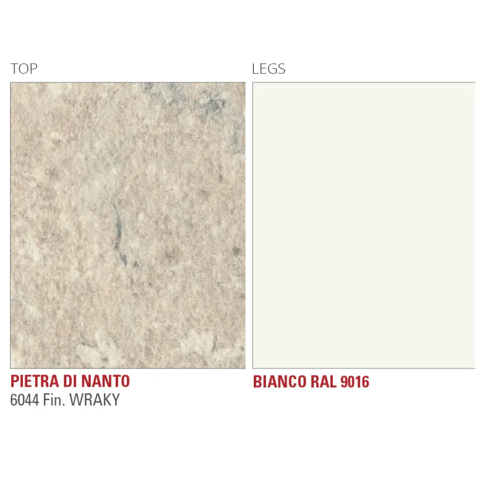 Tavolinë kuzhine e zgjerueshme deri në 240 cm në HPL fine Prodhuar në Itali - Jupiter Viadurini